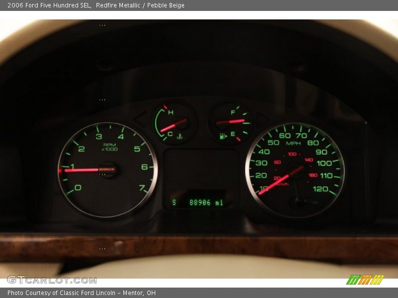  2006 Five Hundred SEL SEL Gauges