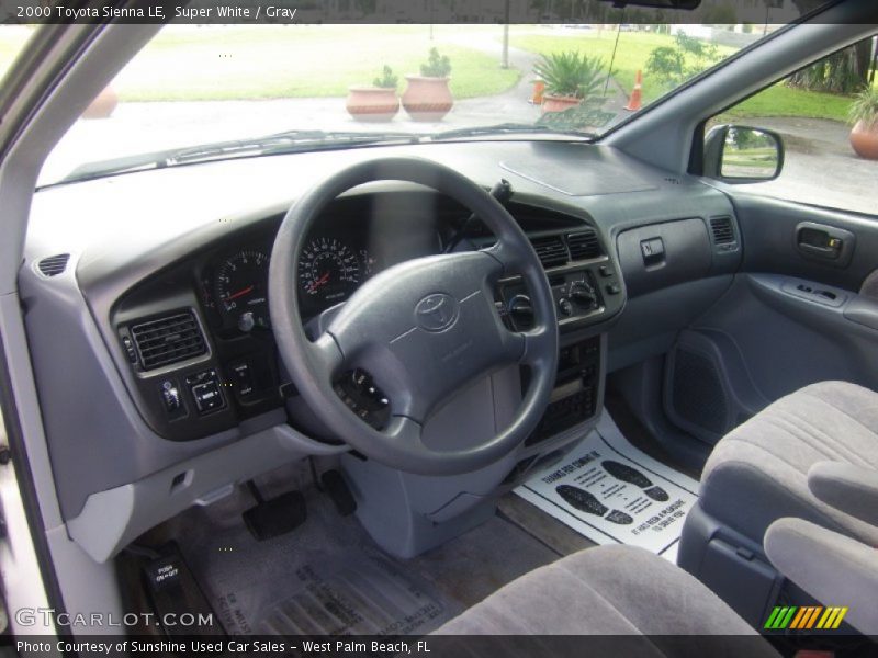 Dashboard of 2000 Sienna LE