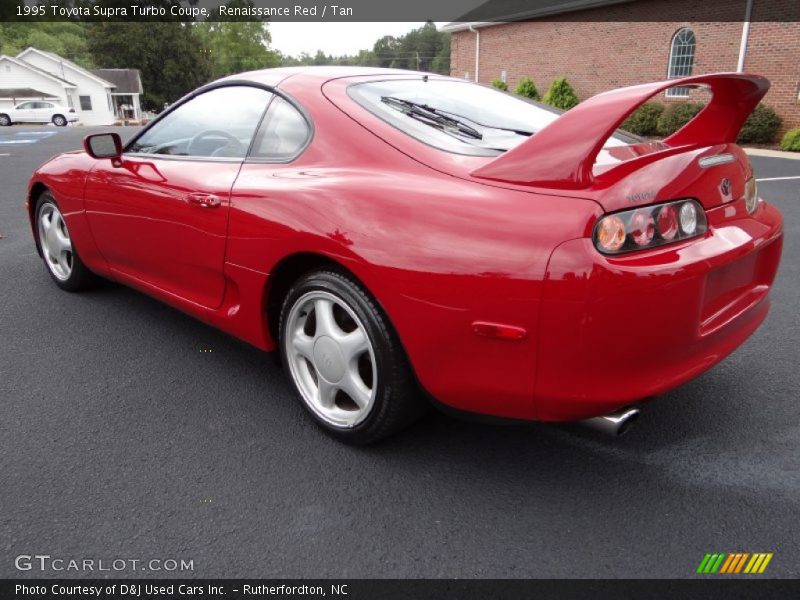 Renaissance Red / Tan 1995 Toyota Supra Turbo Coupe