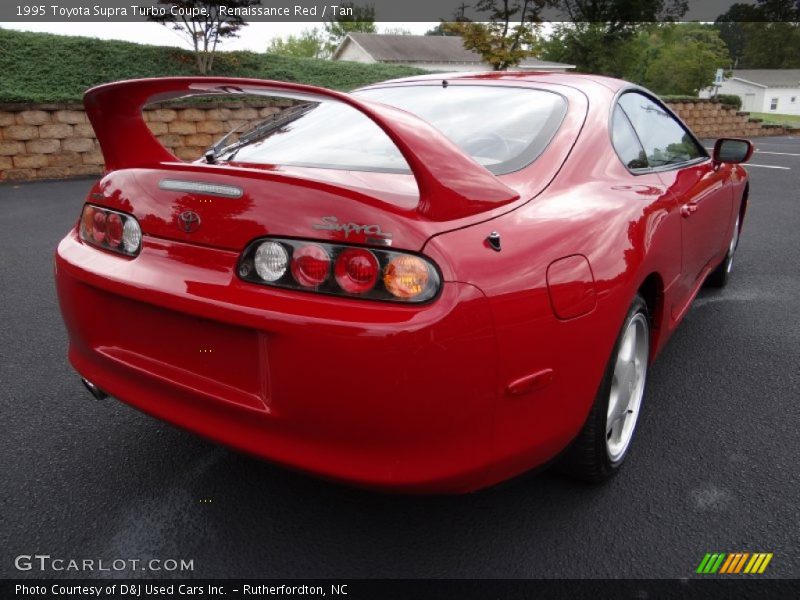 Renaissance Red / Tan 1995 Toyota Supra Turbo Coupe