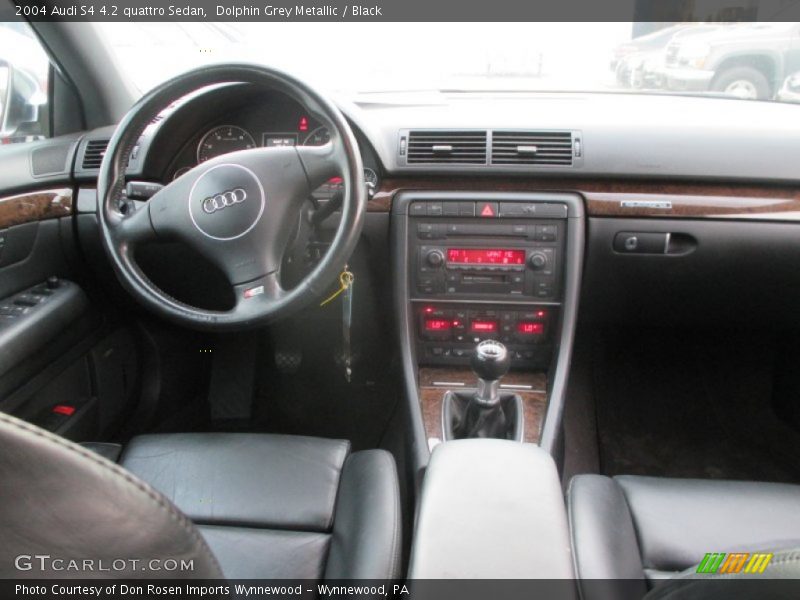 Dolphin Grey Metallic / Black 2004 Audi S4 4.2 quattro Sedan