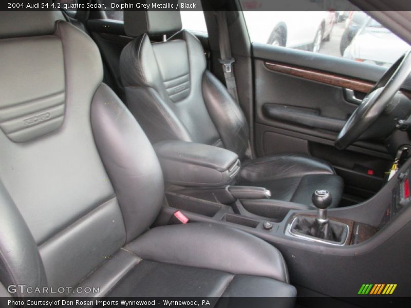 Dolphin Grey Metallic / Black 2004 Audi S4 4.2 quattro Sedan