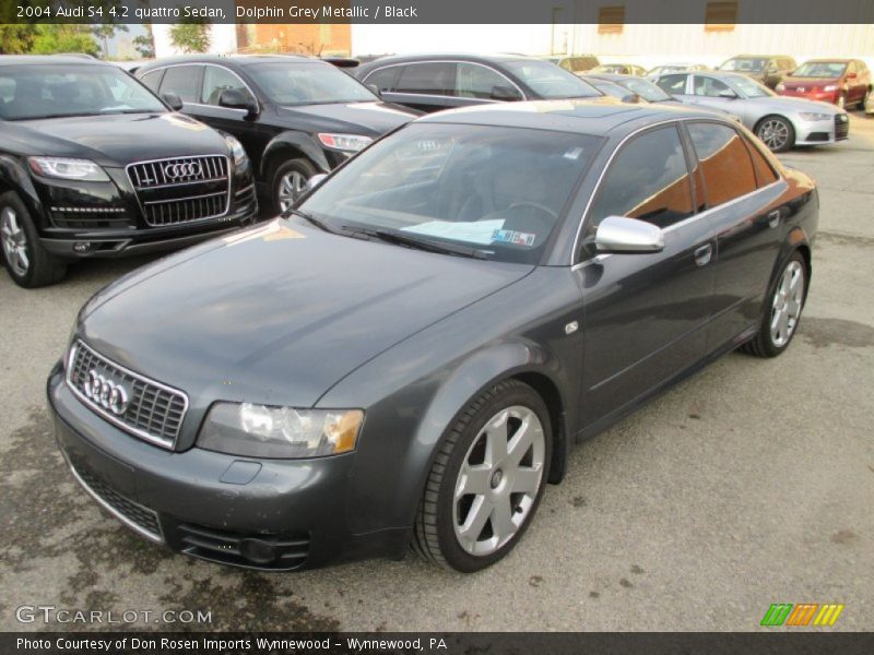 Dolphin Grey Metallic / Black 2004 Audi S4 4.2 quattro Sedan
