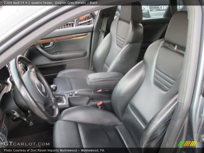 Dolphin Grey Metallic / Black 2004 Audi S4 4.2 quattro Sedan