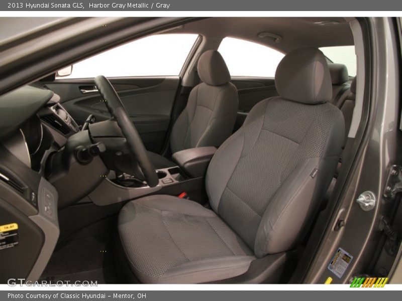 Harbor Gray Metallic / Gray 2013 Hyundai Sonata GLS