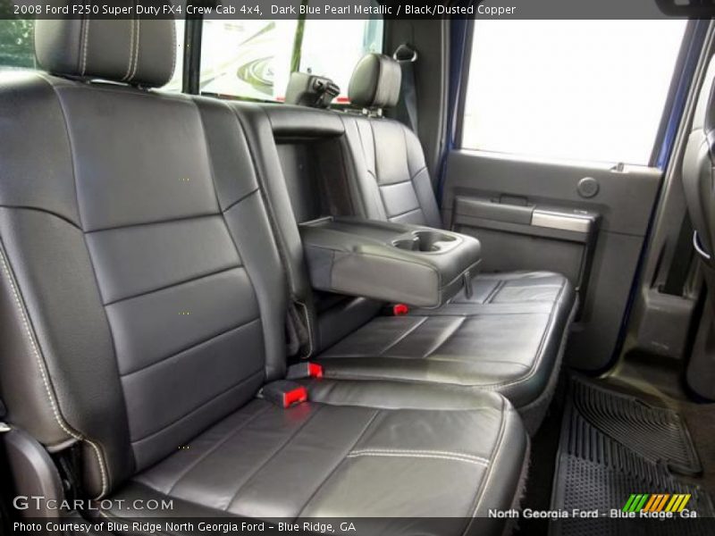 Dark Blue Pearl Metallic / Black/Dusted Copper 2008 Ford F250 Super Duty FX4 Crew Cab 4x4