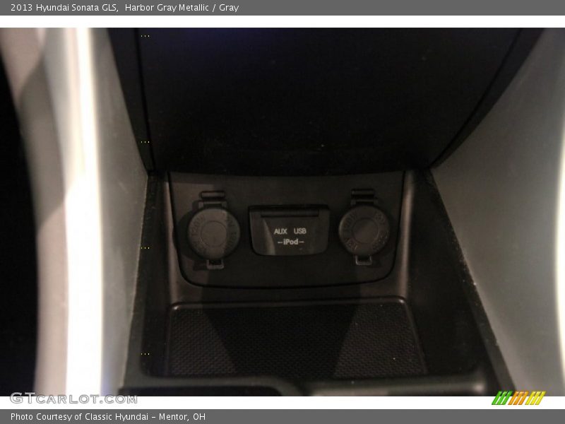 Harbor Gray Metallic / Gray 2013 Hyundai Sonata GLS