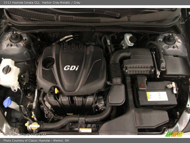 Harbor Gray Metallic / Gray 2013 Hyundai Sonata GLS