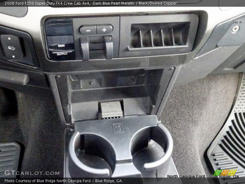 Dark Blue Pearl Metallic / Black/Dusted Copper 2008 Ford F250 Super Duty FX4 Crew Cab 4x4