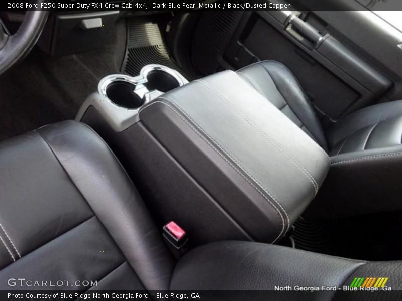 Dark Blue Pearl Metallic / Black/Dusted Copper 2008 Ford F250 Super Duty FX4 Crew Cab 4x4