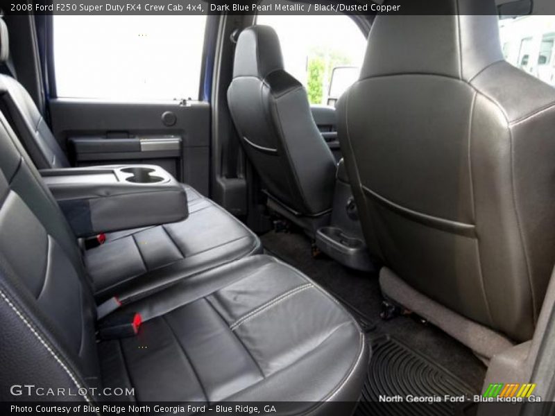 Dark Blue Pearl Metallic / Black/Dusted Copper 2008 Ford F250 Super Duty FX4 Crew Cab 4x4