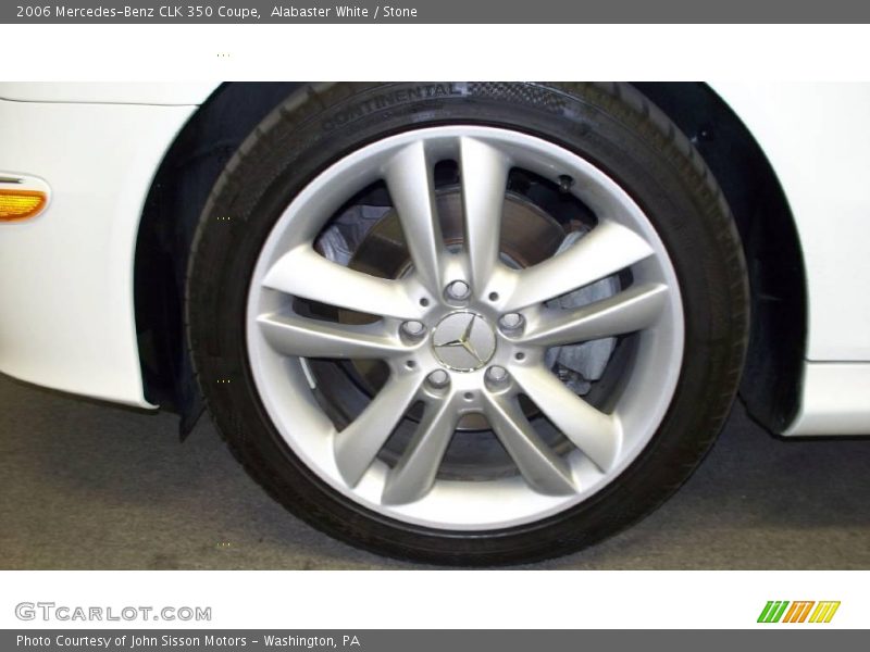 Alabaster White / Stone 2006 Mercedes-Benz CLK 350 Coupe