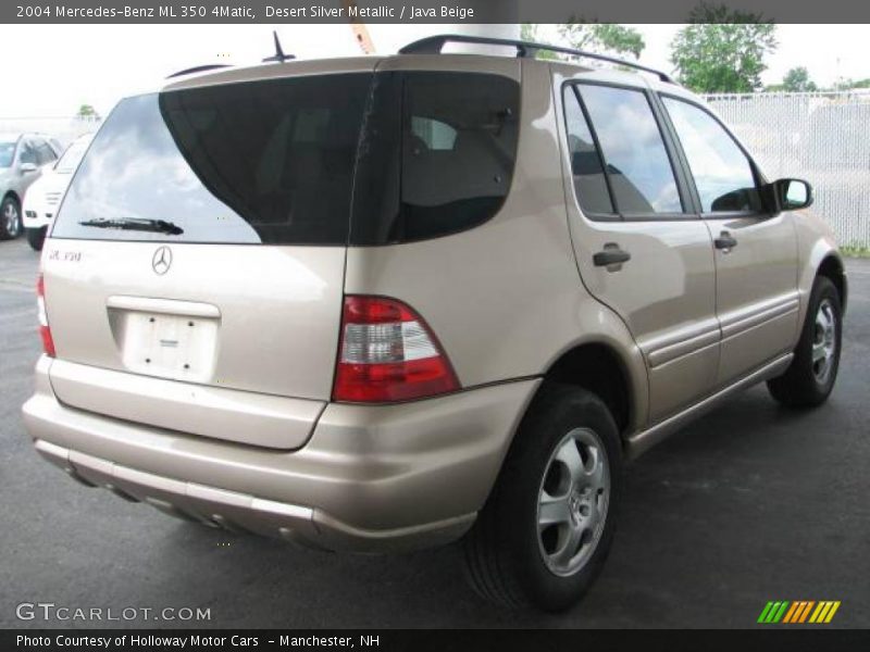 Desert Silver Metallic / Java Beige 2004 Mercedes-Benz ML 350 4Matic