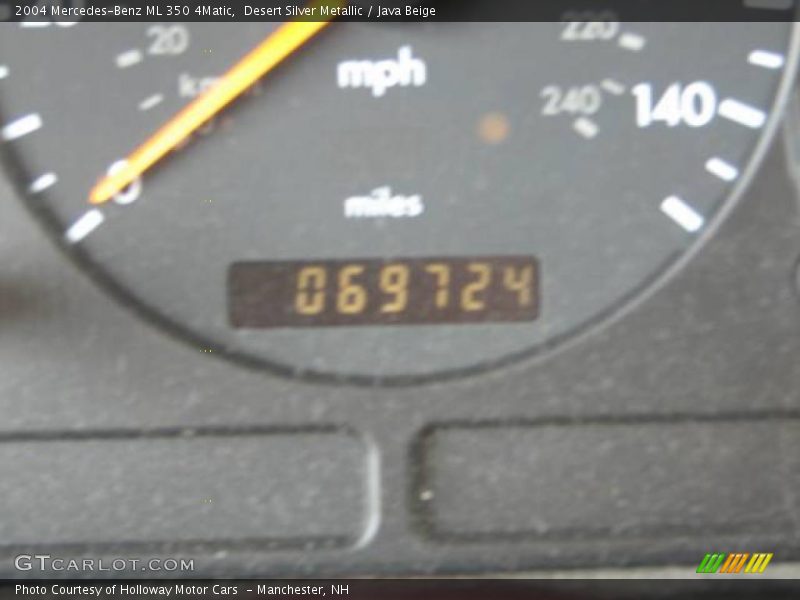 Desert Silver Metallic / Java Beige 2004 Mercedes-Benz ML 350 4Matic