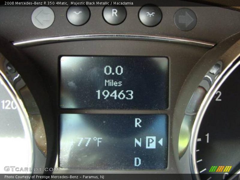 Majestic Black Metallic / Macadamia 2008 Mercedes-Benz R 350 4Matic