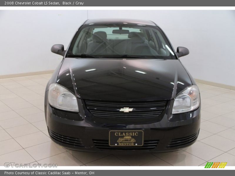 Black / Gray 2008 Chevrolet Cobalt LS Sedan