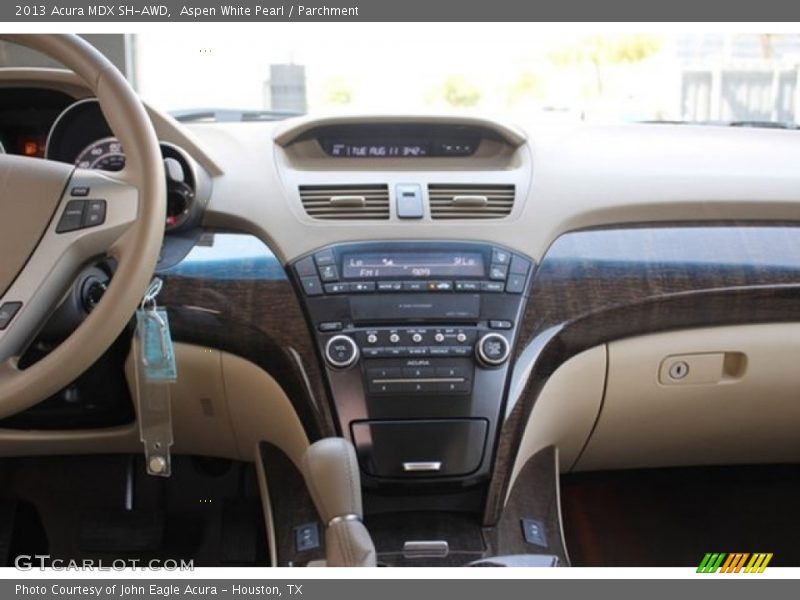 Aspen White Pearl / Parchment 2013 Acura MDX SH-AWD