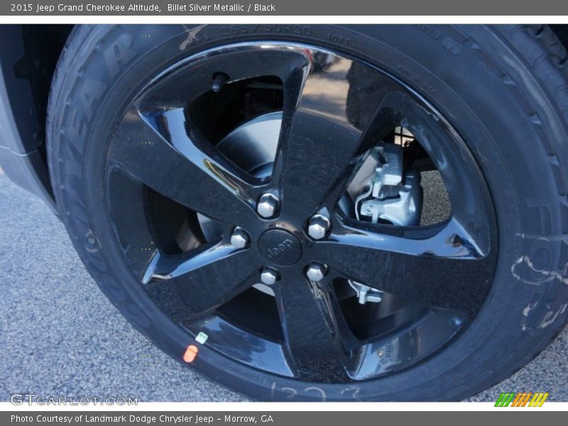 Billet Silver Metallic / Black 2015 Jeep Grand Cherokee Altitude