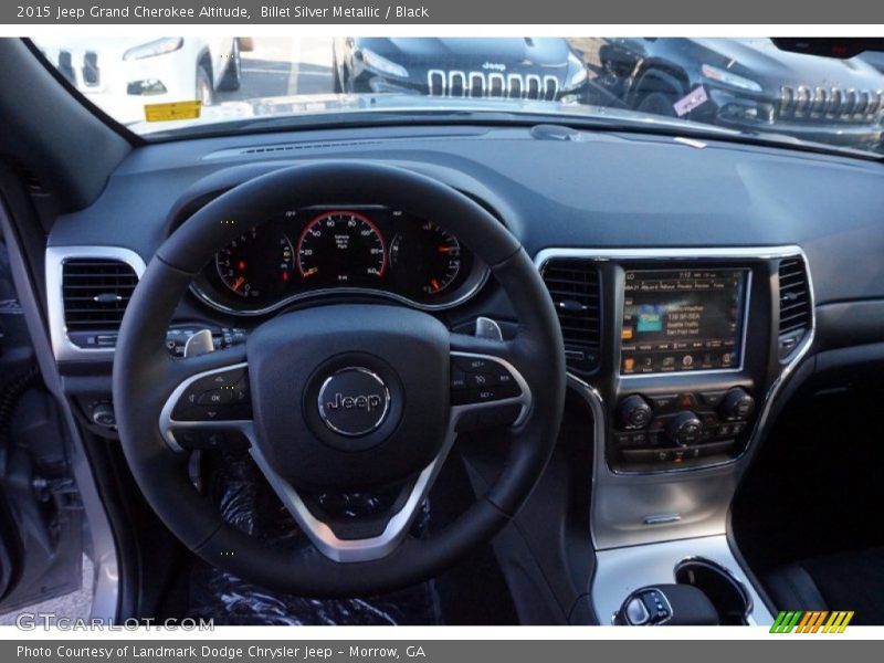 Billet Silver Metallic / Black 2015 Jeep Grand Cherokee Altitude