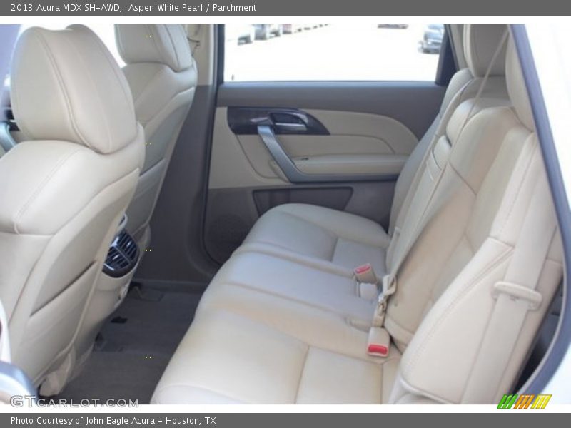 Aspen White Pearl / Parchment 2013 Acura MDX SH-AWD