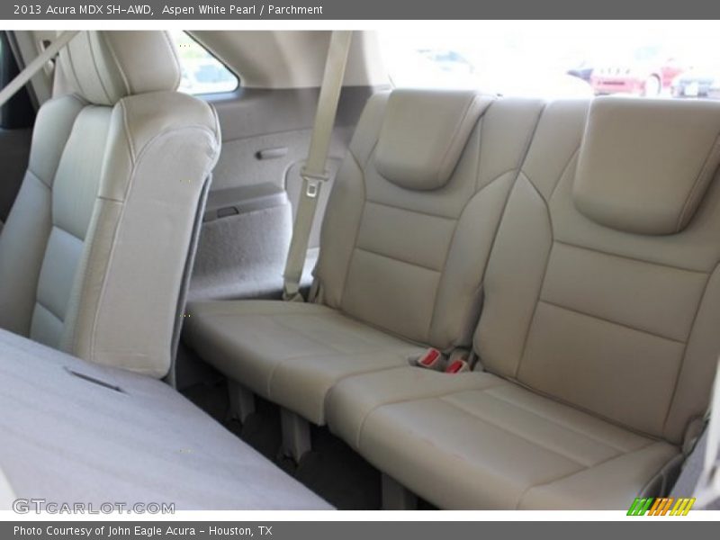 Aspen White Pearl / Parchment 2013 Acura MDX SH-AWD