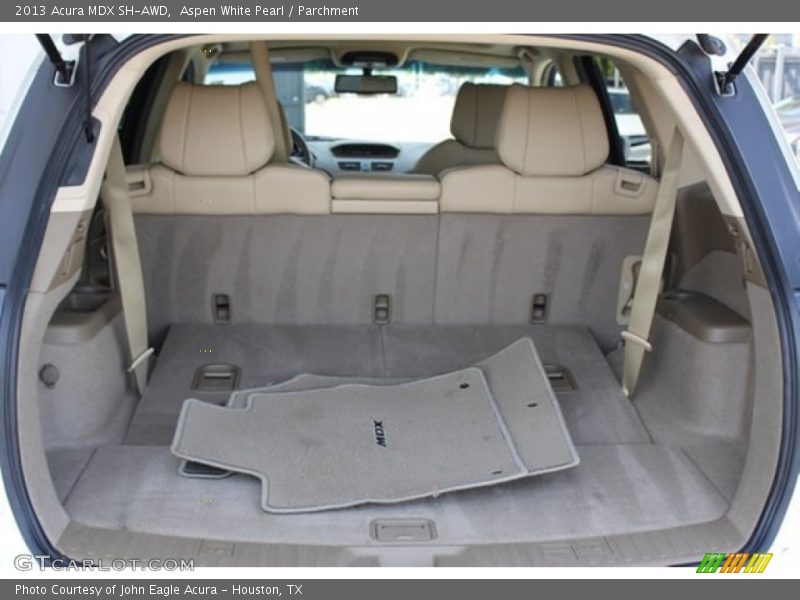 Aspen White Pearl / Parchment 2013 Acura MDX SH-AWD