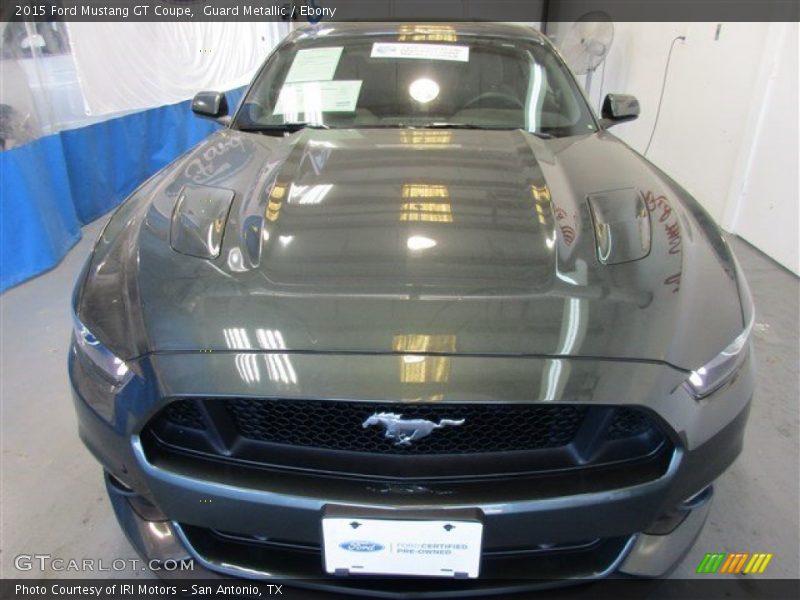 Guard Metallic / Ebony 2015 Ford Mustang GT Coupe
