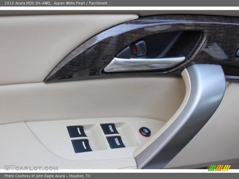 Aspen White Pearl / Parchment 2013 Acura MDX SH-AWD