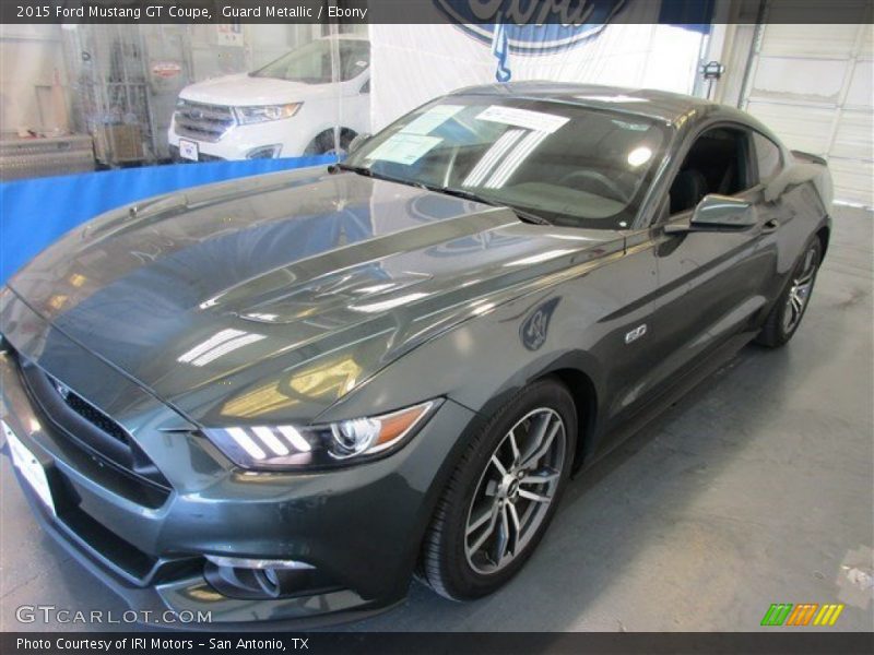 Guard Metallic / Ebony 2015 Ford Mustang GT Coupe