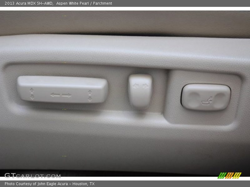 Aspen White Pearl / Parchment 2013 Acura MDX SH-AWD