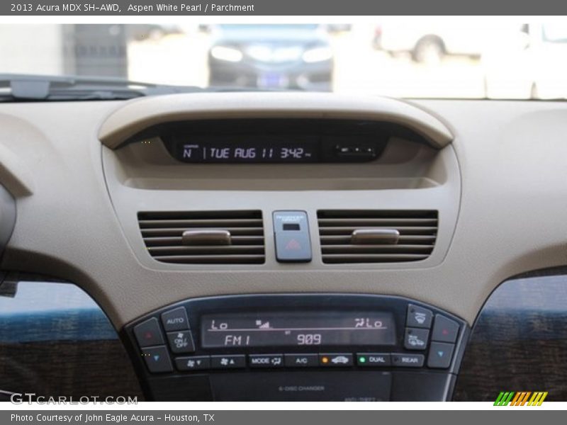 Aspen White Pearl / Parchment 2013 Acura MDX SH-AWD