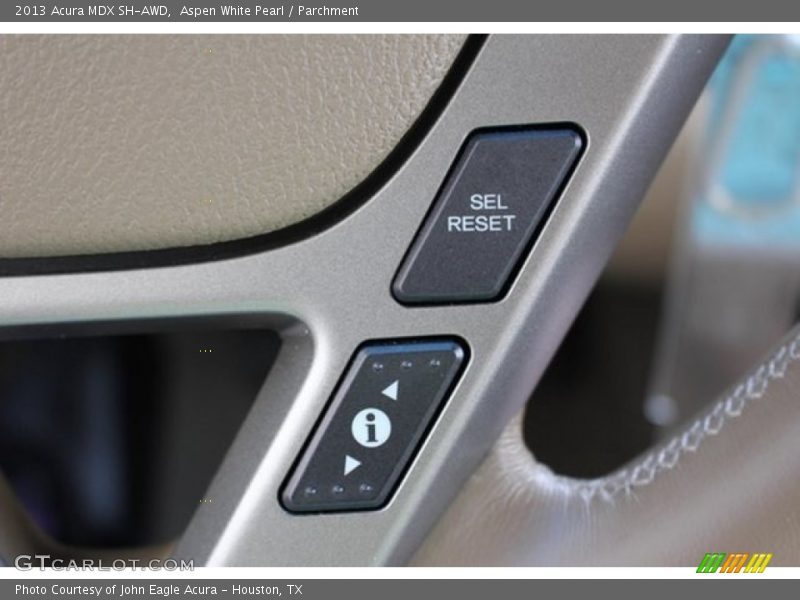 Aspen White Pearl / Parchment 2013 Acura MDX SH-AWD