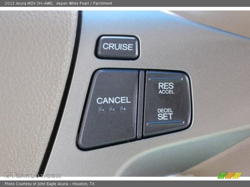 Aspen White Pearl / Parchment 2013 Acura MDX SH-AWD