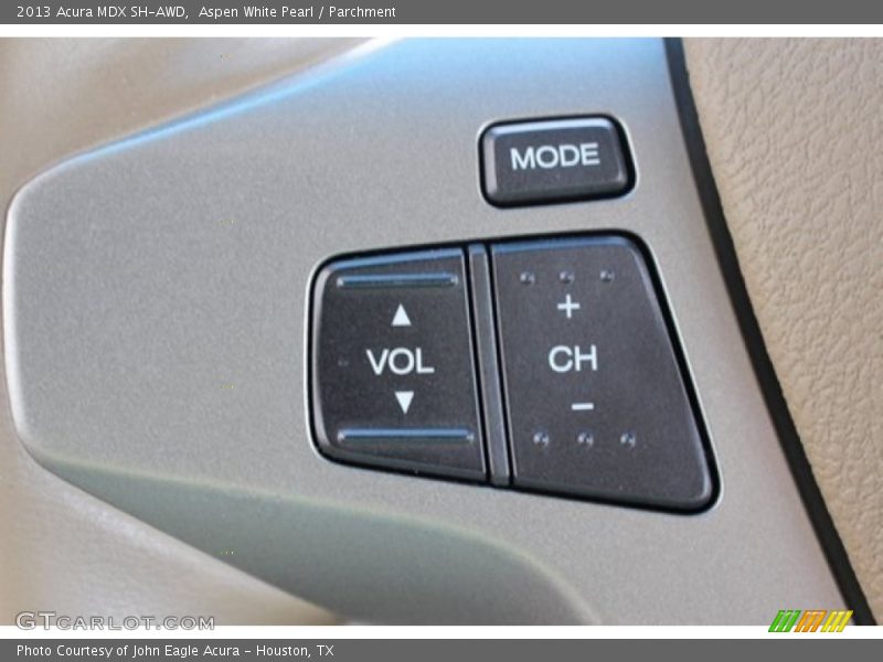 Aspen White Pearl / Parchment 2013 Acura MDX SH-AWD