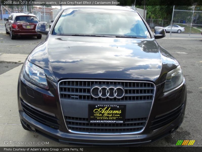 Lava Grey Pearl Effect / Cardamom Beige 2008 Audi Q7 3.6 Premium quattro