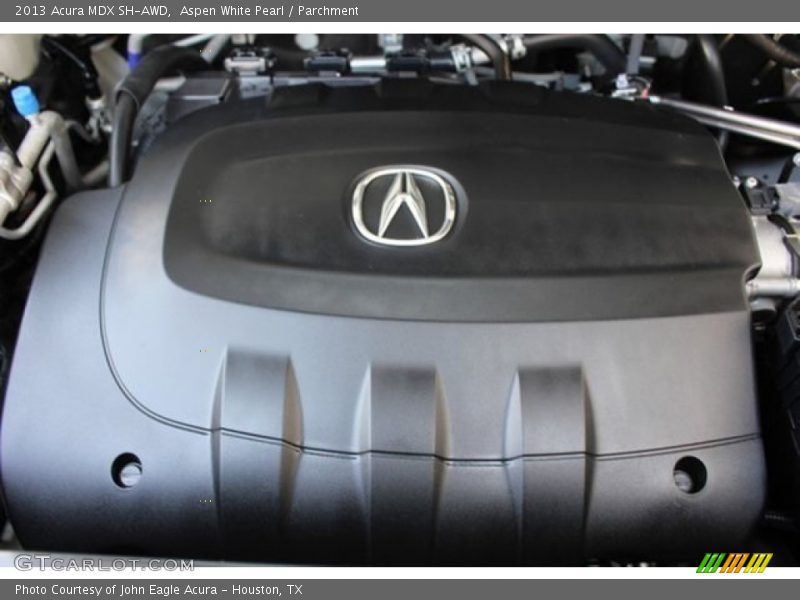 Aspen White Pearl / Parchment 2013 Acura MDX SH-AWD