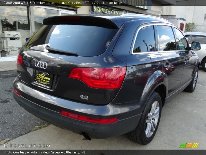 Lava Grey Pearl Effect / Cardamom Beige 2008 Audi Q7 3.6 Premium quattro