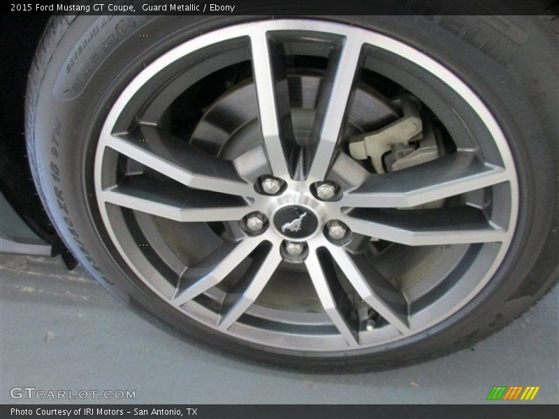 Guard Metallic / Ebony 2015 Ford Mustang GT Coupe
