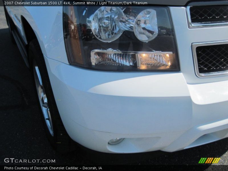 Summit White / Light Titanium/Dark Titanium 2007 Chevrolet Suburban 1500 LT 4x4