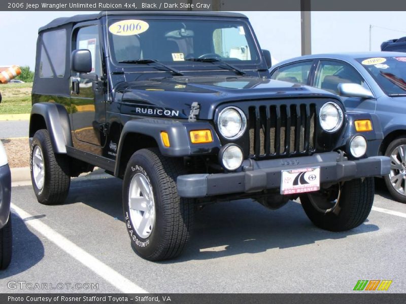 Black / Dark Slate Gray 2006 Jeep Wrangler Unlimited Rubicon 4x4