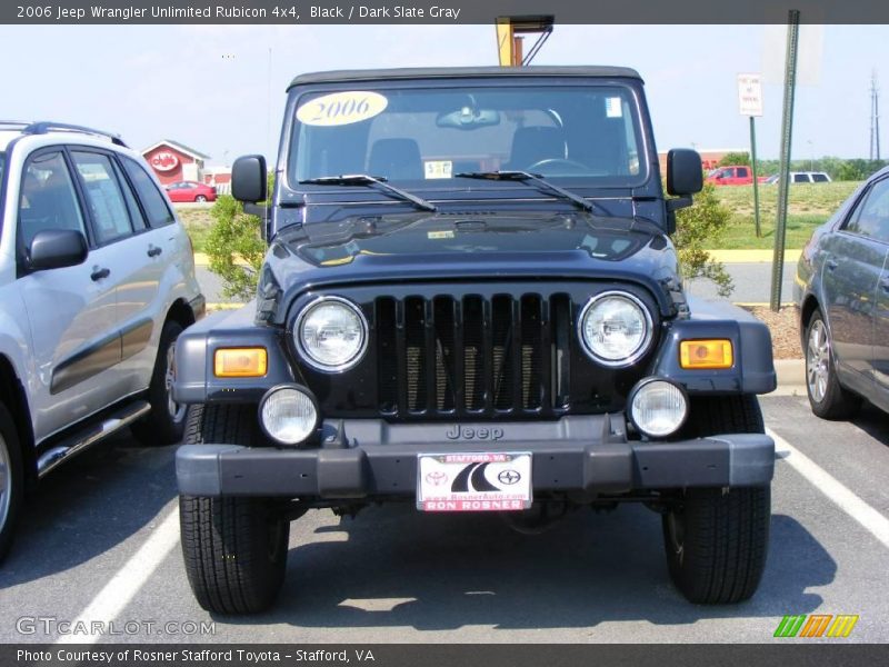 Black / Dark Slate Gray 2006 Jeep Wrangler Unlimited Rubicon 4x4