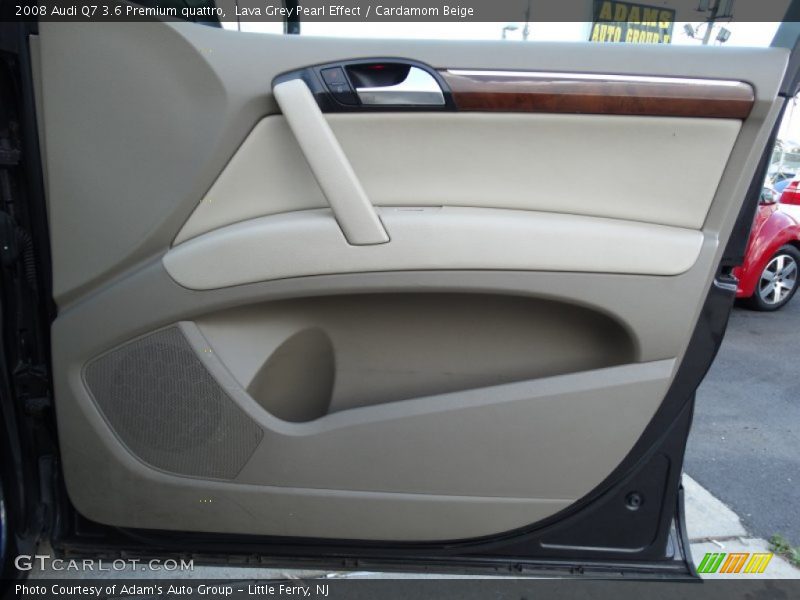 Lava Grey Pearl Effect / Cardamom Beige 2008 Audi Q7 3.6 Premium quattro