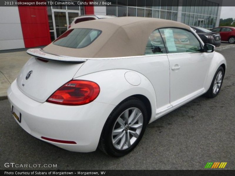 Candy White / Beige 2013 Volkswagen Beetle TDI Convertible
