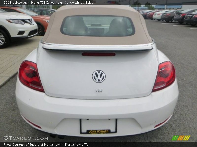 Candy White / Beige 2013 Volkswagen Beetle TDI Convertible