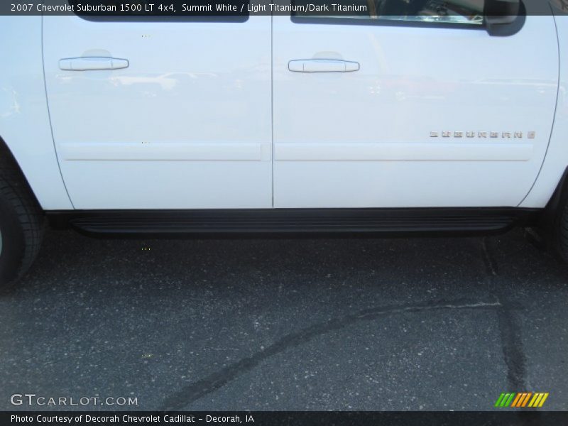 Summit White / Light Titanium/Dark Titanium 2007 Chevrolet Suburban 1500 LT 4x4