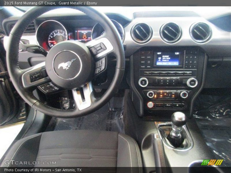 Guard Metallic / Ebony 2015 Ford Mustang GT Coupe
