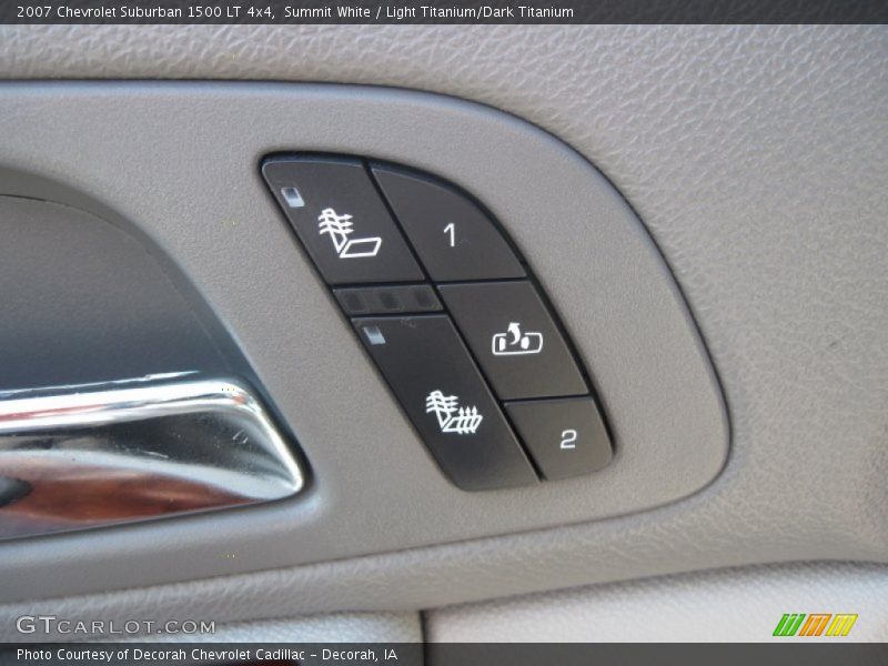 Summit White / Light Titanium/Dark Titanium 2007 Chevrolet Suburban 1500 LT 4x4