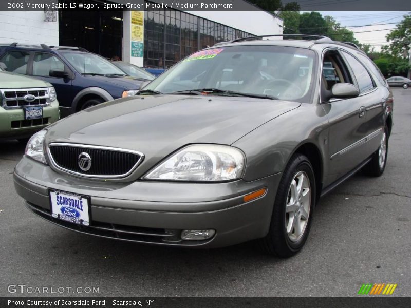 Spruce Green Metallic / Medium Parchment 2002 Mercury Sable LS Wagon