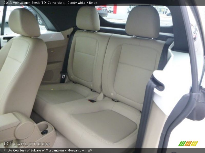 Candy White / Beige 2013 Volkswagen Beetle TDI Convertible