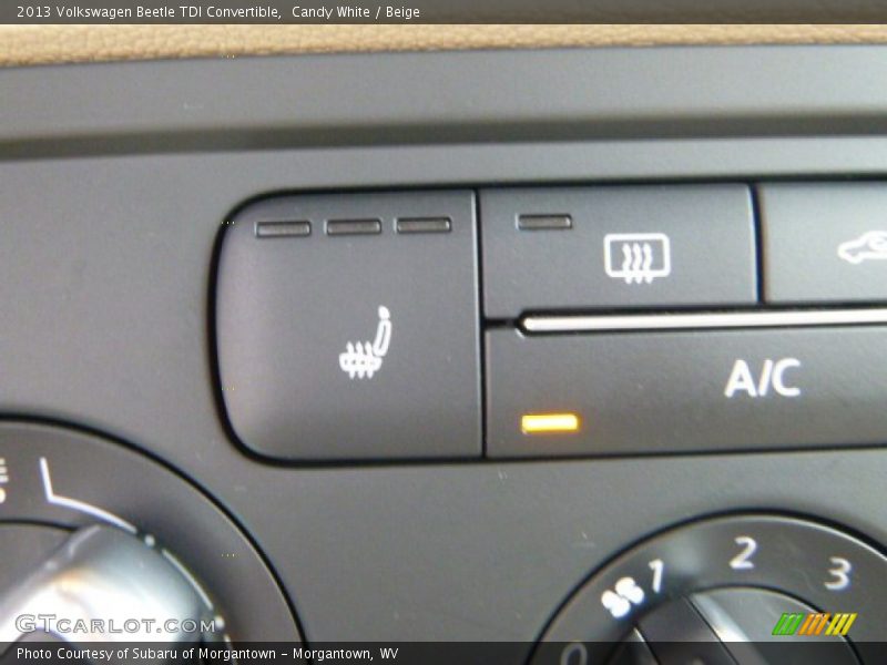 Candy White / Beige 2013 Volkswagen Beetle TDI Convertible